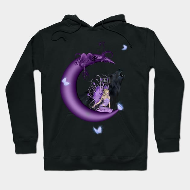 Fairy on the moon Hoodie by Nicky2342